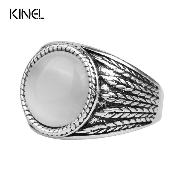 Boho Men/Women Rings Tibet Silver Alloy Lucky Star